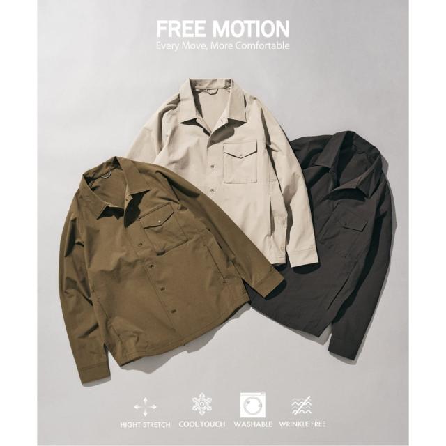 417 エディフィス（417 EDIFICE）/【FREE MOTION】 コーチシャツ_3