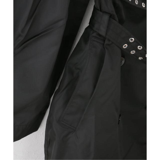 417 エディフィス（417 EDIFICE）/GANNI / ガニー Duchesse Nylon Trenchcoat_8