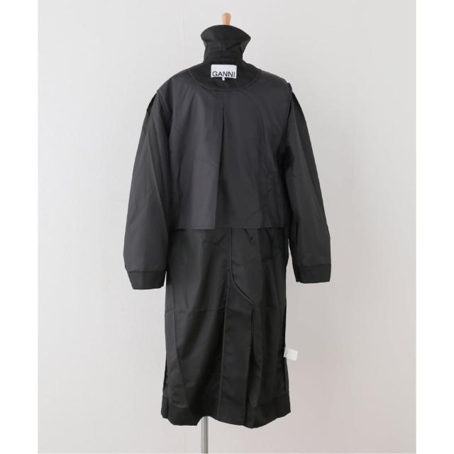 417 エディフィス（417 EDIFICE）/GANNI / ガニー Duchesse Nylon Trenchcoat_14