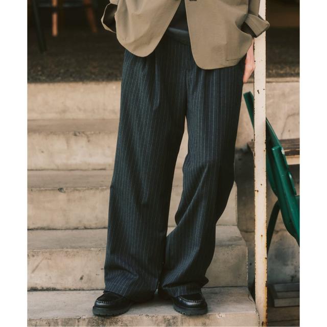 417 エディフィス（417 EDIFICE）/〈追加〉TR ワイドイージーパンツ_1