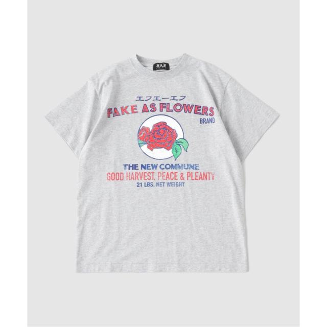 417 エディフィス（417 EDIFICE）/FAF (FAKE AS FLOWERS) / フェイク アズ フラワーズ LABEL TEE