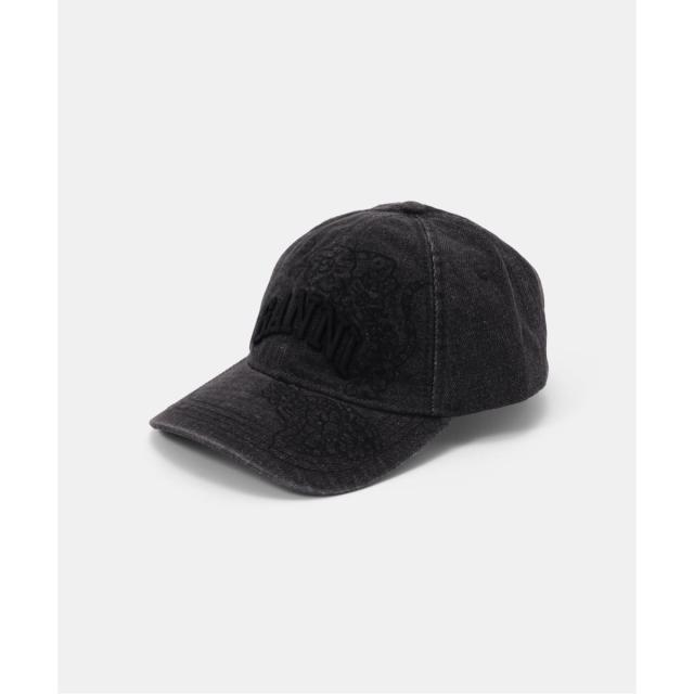 【NEW】417 エディフィス（417 EDIFICE）/GANNI / ガニー Washed Embroidery Denim Cap