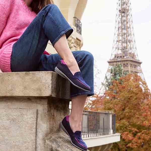 エル スポーツ（ELLE SPORT）/ ELLESPORT ストレッチ素材でフィット感アップ♪スリッポンシューズの通販は