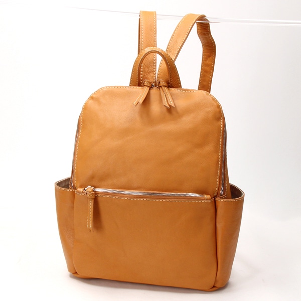 ペルケ（perche’）/ペルケ perche / ダブルジッパー牛革バックパック