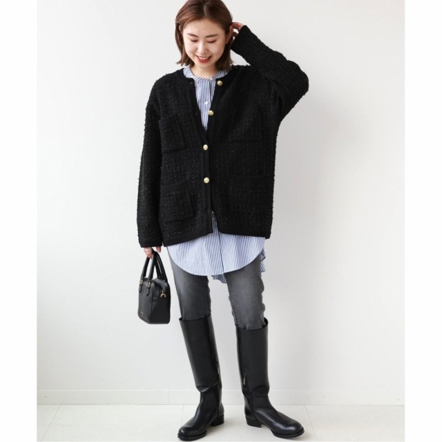 美品JOURNAL STANDARD relume TWEEDY KNITベスト