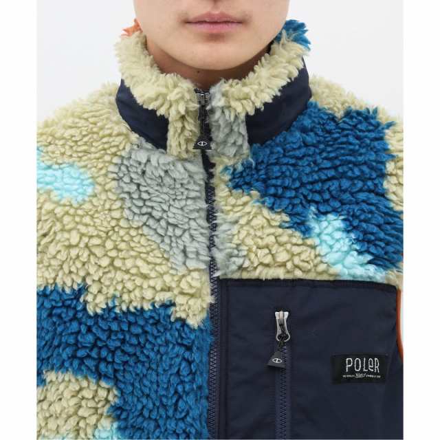 POLeR / ポーラー】別注 JACQUARD SHERPA ベスト-