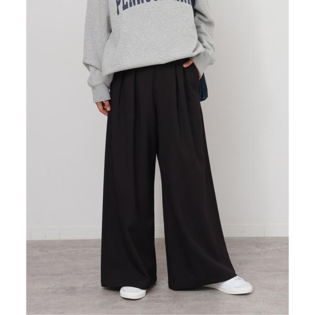 ジャーナルスタンダード レリューム（JOURNAL STANDARD relume）/《追加2》ウォッシャブルサージストレッチタックワイドパンツ