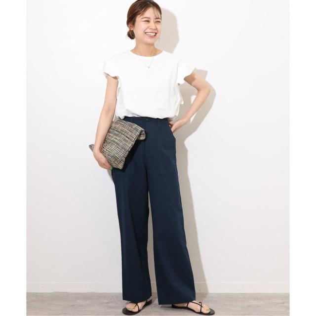 ジャーナルスタンダード レリューム（JOURNAL STANDARD relume）/《追加2》コットンリネンツイルベイカーパンツ