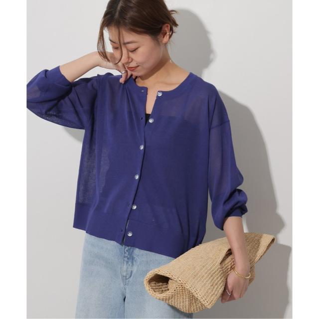 ジャーナルスタンダード レリューム（JOURNAL STANDARD relume）/《追加3》ウォッシャブルクロップドカーディガン