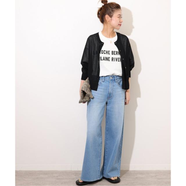 ジャーナルスタンダード レリューム（JOURNAL STANDARD relume）/《追加3》ウォッシャブルクロップドカーディガン