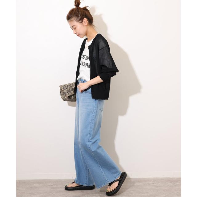 ジャーナルスタンダード レリューム（JOURNAL STANDARD relume）/《追加3》ウォッシャブルクロップドカーディガン