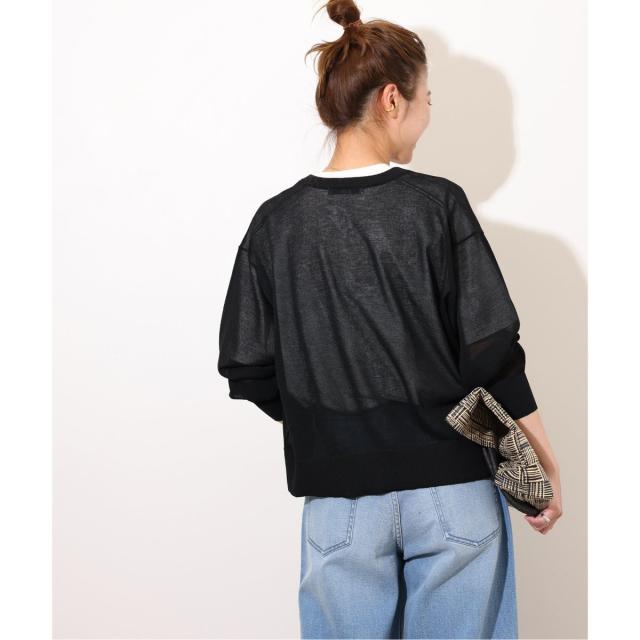 ジャーナルスタンダード レリューム（JOURNAL STANDARD relume）/《追加3》ウォッシャブルクロップドカーディガン