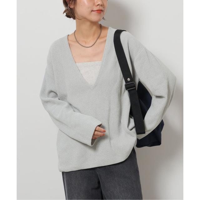 ジャーナルスタンダード レリューム（JOURNAL STANDARD relume）/ウォッシャブルモールヤーンVネックプルオーバーの通販は 6,930円