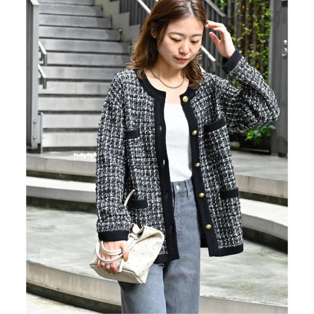 ジャーナルスタンダード レリューム（JOURNAL STANDARD relume）/《追加》TWEEDYニットジャケット