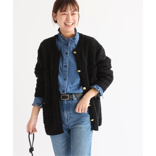 ジャーナルスタンダード レリューム（JOURNAL STANDARD relume）/《追加》TWEEDYニットジャケット