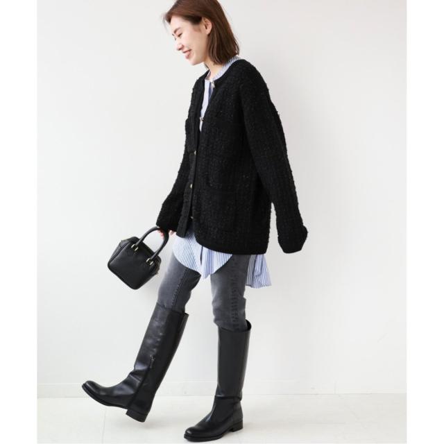 ジャーナルスタンダード レリューム（JOURNAL STANDARD relume）/《追加》TWEEDYニットジャケット