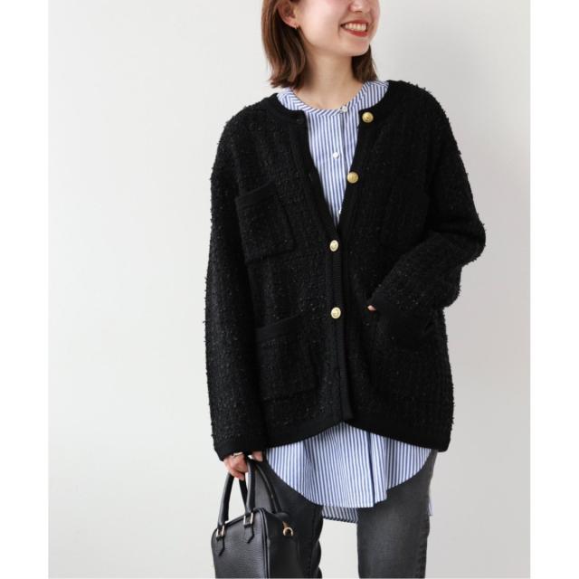 ジャーナルスタンダード レリューム（JOURNAL STANDARD relume）/《追加》TWEEDYニットジャケット