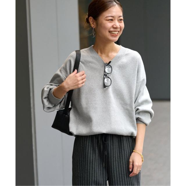 ジャーナルスタンダード レリューム（JOURNAL STANDARD relume）/コットンフルニードルVネックプルオーバーの通販は 9,350円