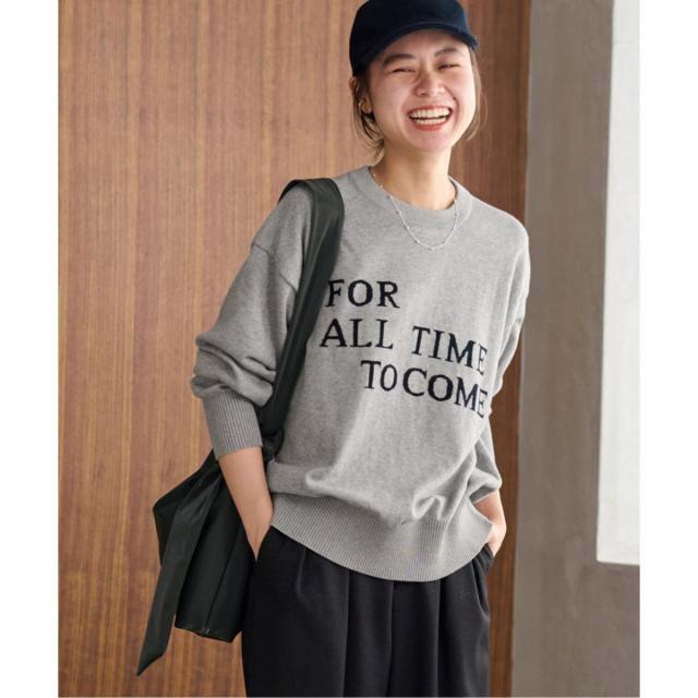 ジャーナルスタンダード レリューム（JOURNAL STANDARD relume）/《追加2》コットンカシミヤロゴニット