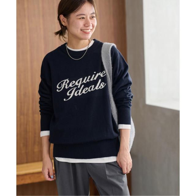 ジャーナルスタンダード レリューム（JOURNAL STANDARD relume）/《追加2》コットンカシミヤロゴニット