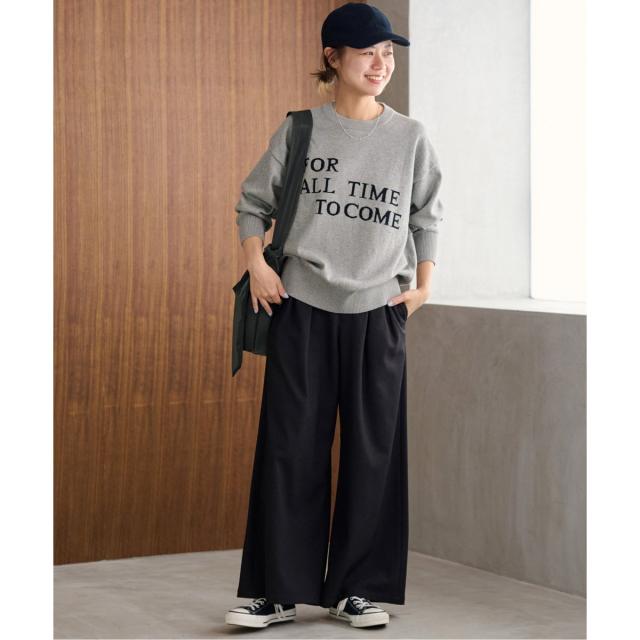 ジャーナルスタンダード レリューム（JOURNAL STANDARD relume）/《追加2》コットンカシミヤロゴニット