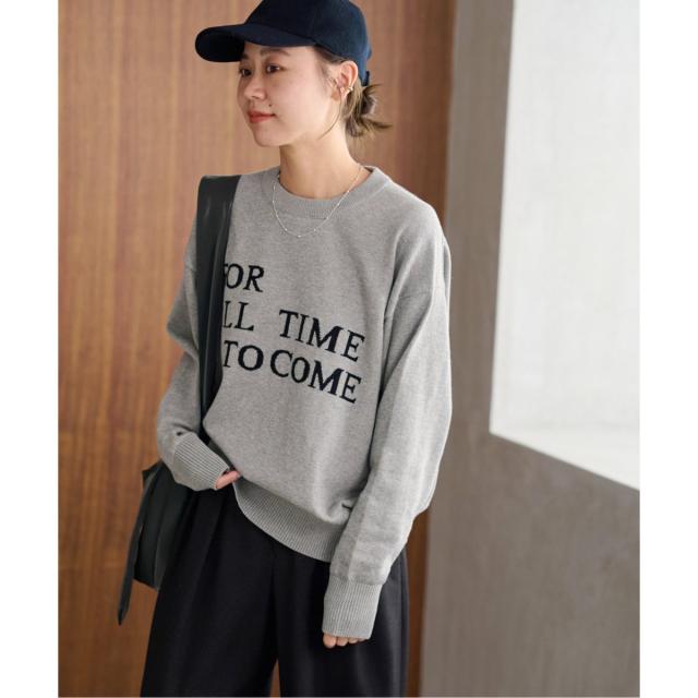 ジャーナルスタンダード レリューム（JOURNAL STANDARD relume）/《追加2》コットンカシミヤロゴニット