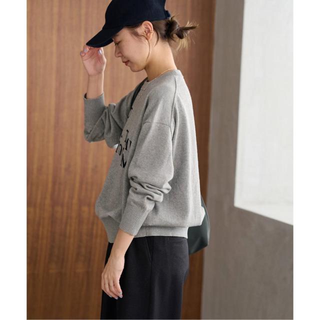 ジャーナルスタンダード レリューム（JOURNAL STANDARD relume）/《追加2》コットンカシミヤロゴニット