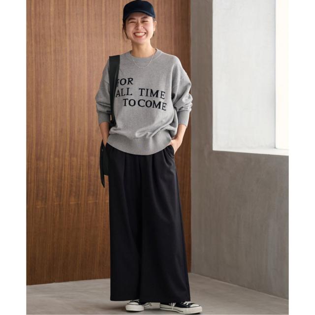 ジャーナルスタンダード レリューム（JOURNAL STANDARD relume）/《追加5》ウォッシャブルサージストレッチタックワイドパンツ