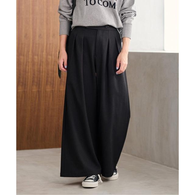 ジャーナルスタンダード レリューム（JOURNAL STANDARD relume）/《追加5》ウォッシャブルサージストレッチタックワイドパンツ