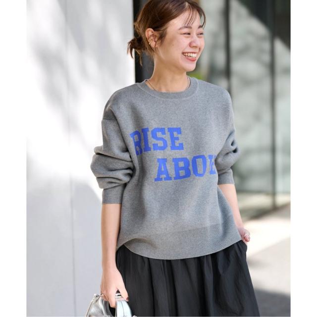 ジャーナルスタンダード レリューム（JOURNAL STANDARD relume）/RISE ABOVEロゴニットの通販は 9,350円