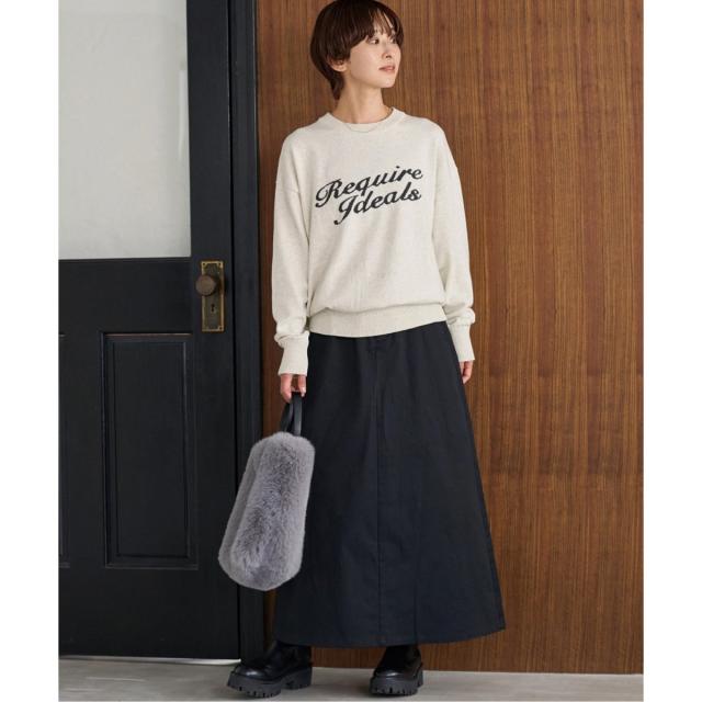 ジャーナルスタンダード レリューム（JOURNAL STANDARD relume）/《追加》コットンカシミヤロゴニット