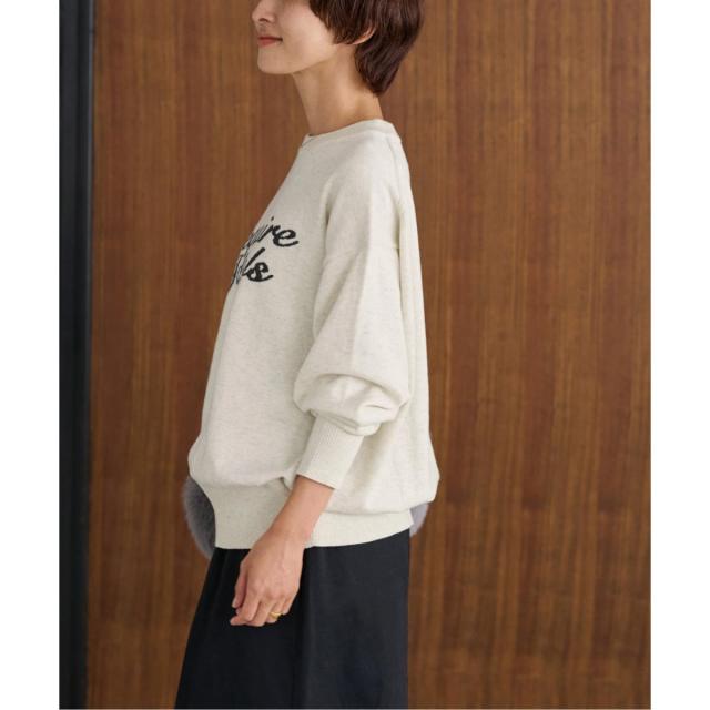 ジャーナルスタンダード レリューム（JOURNAL STANDARD relume）/《追加》コットンカシミヤロゴニット