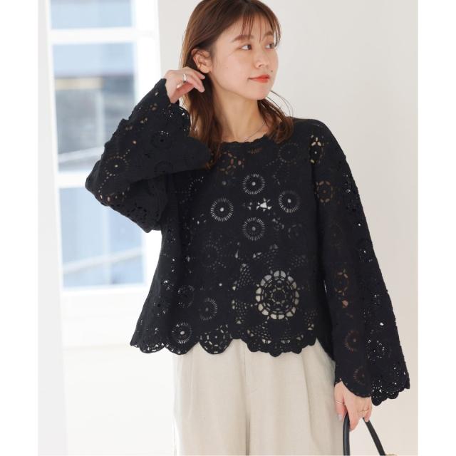 ジャーナルスタンダード レリューム（JOURNAL STANDARD relume）/《予約》エンブロイダリークロシェプルオーバーの通販は