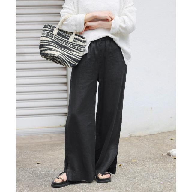 ジャーナルスタンダード レリューム（JOURNAL STANDARD relume）/《追加》麻スリットイージーパンツ