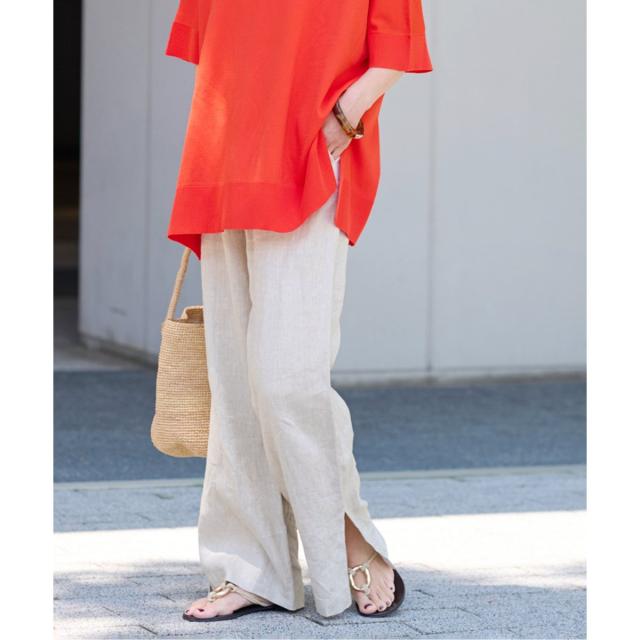 ジャーナルスタンダード レリューム（JOURNAL STANDARD relume）/《追加》麻スリットイージーパンツ