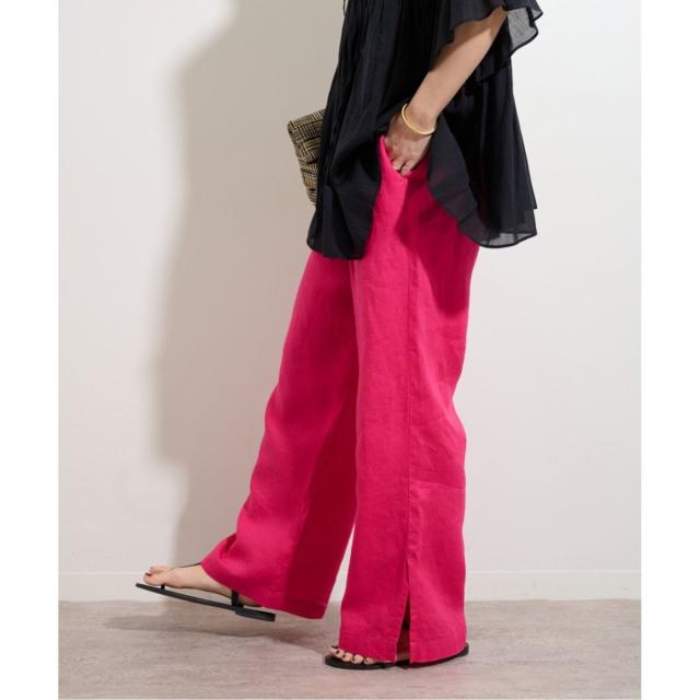 ジャーナルスタンダード レリューム（JOURNAL STANDARD relume）/《追加》麻スリットイージーパンツ