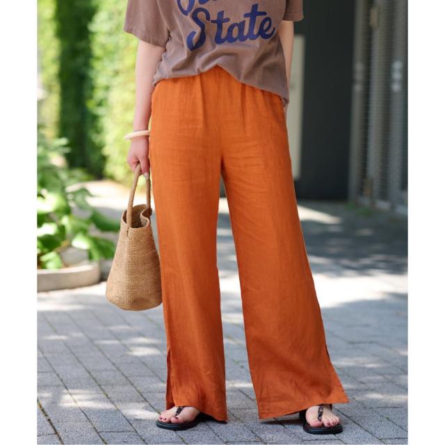 ジャーナルスタンダード レリューム（JOURNAL STANDARD relume）/《追加》麻スリットイージーパンツ