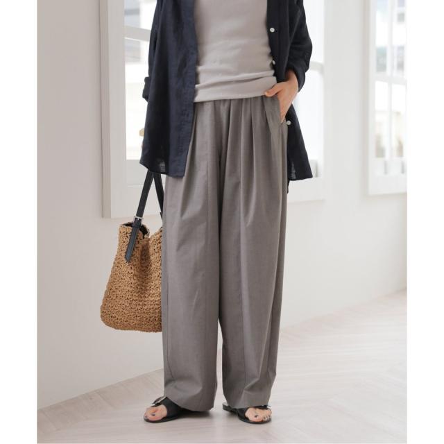 ジャーナルスタンダード レリューム（JOURNAL STANDARD relume）/接触冷感 / 防しわ / ウォッシャブルブロードカーブイージーパンツ