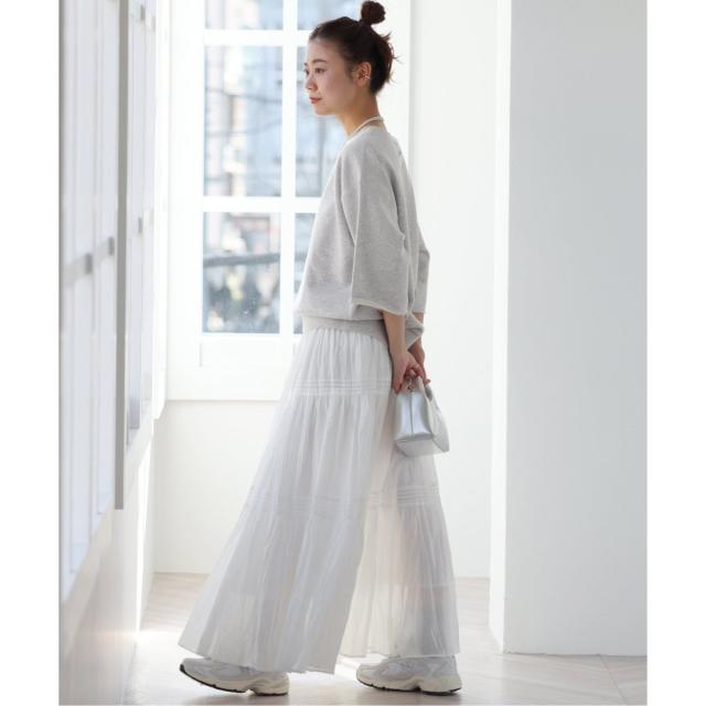 ジャーナルスタンダード レリューム（JOURNAL STANDARD relume）/《追加》刺繍ロゴハーフスリーブスウェット