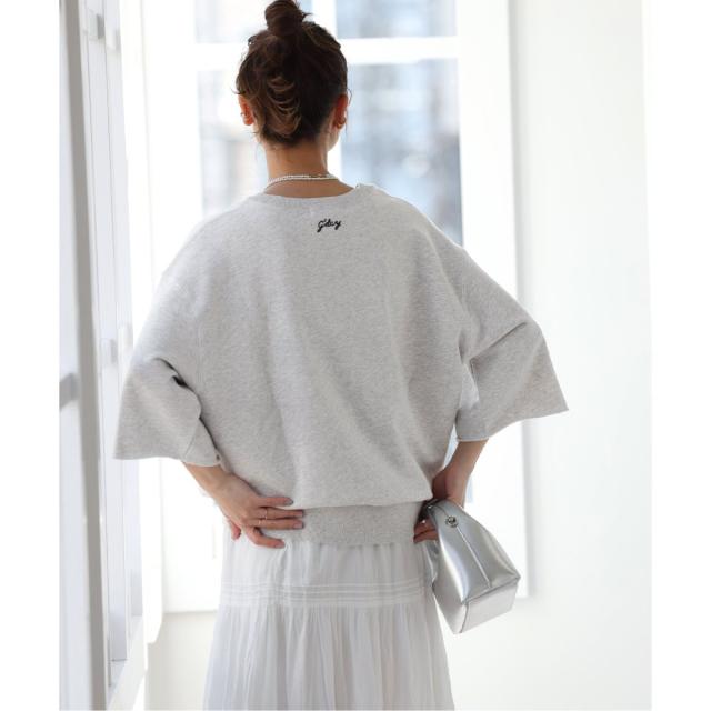 ジャーナルスタンダード レリューム（JOURNAL STANDARD relume）/《追加》刺繍ロゴハーフスリーブスウェット