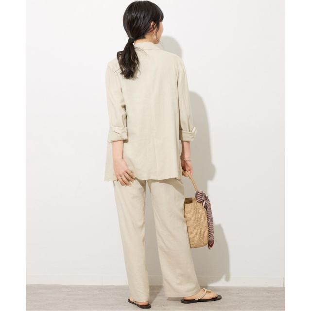 【新品】【24SS】relume リネンレーヨンテーラードジャケット ベージュ JOURNAL STANDARD relume(ジャーナルスタンダードレリューム