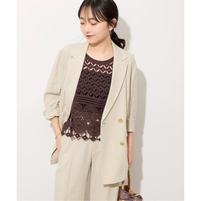 【タグ付き新品】ジャーナルスタンダードレリューム　リネンレーヨンテーラードJK ジャーナルスタンダード レリューム（JOURNAL STANDARD relume