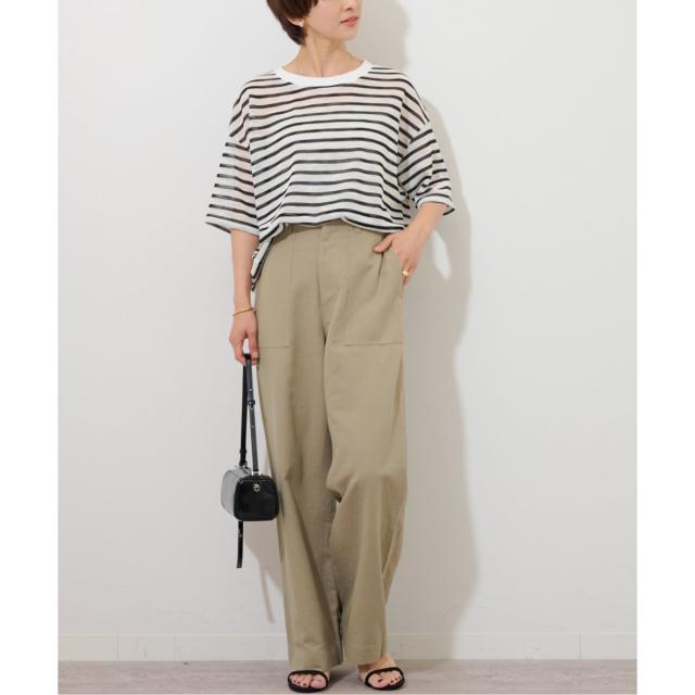 ジャーナルスタンダード レリューム（JOURNAL STANDARD relume）/《追加》コットンリネンツイルベイカーパンツ