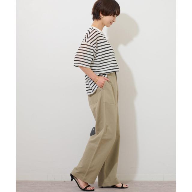 ジャーナルスタンダード レリューム（JOURNAL STANDARD relume）/《追加》コットンリネンツイルベイカーパンツ