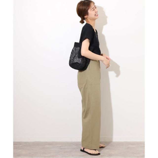 ジャーナルスタンダード レリューム（JOURNAL STANDARD relume）/《追加》コットンリネンツイルベイカーパンツ