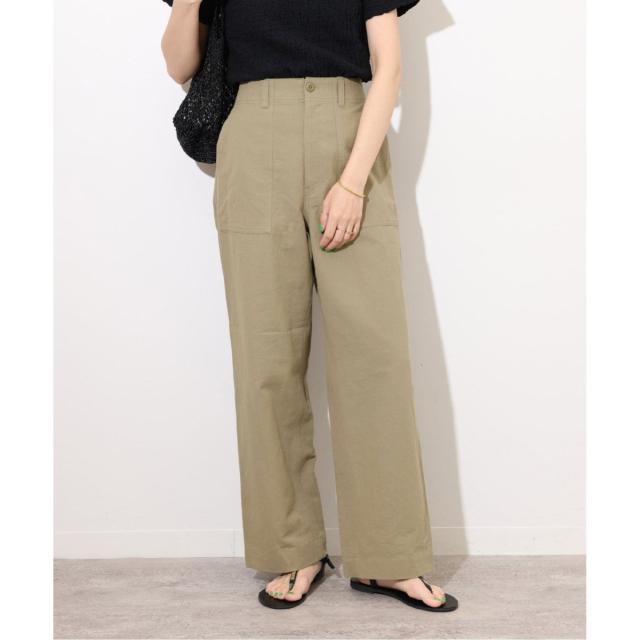 ジャーナルスタンダード レリューム（JOURNAL STANDARD relume）/《追加》コットンリネンツイルベイカーパンツ