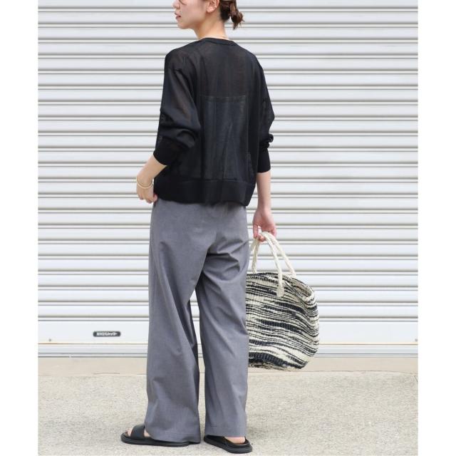 ジャーナルスタンダード レリューム（JOURNAL STANDARD relume）/《追加》ウォッシャブルクロップドカーディガン