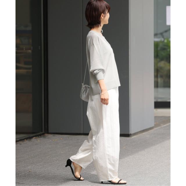 ジャーナルスタンダード レリューム（JOURNAL STANDARD relume）/《追加》ウォッシャブルクロップドカーディガン