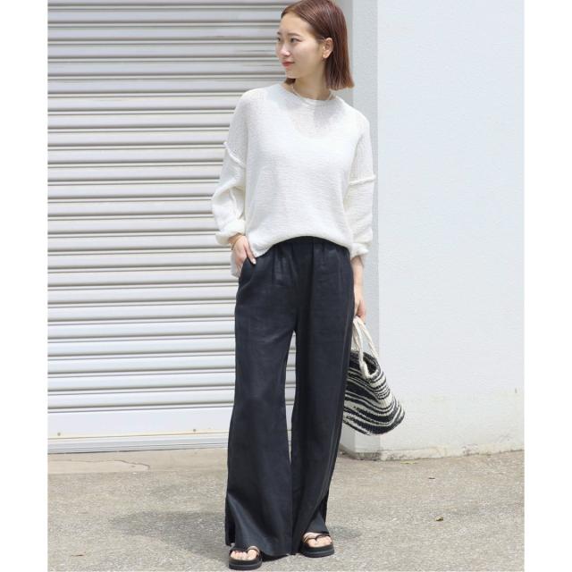 ジャーナルスタンダード レリューム（JOURNAL STANDARD relume）/《追加2》麻スリットイージーパンツ