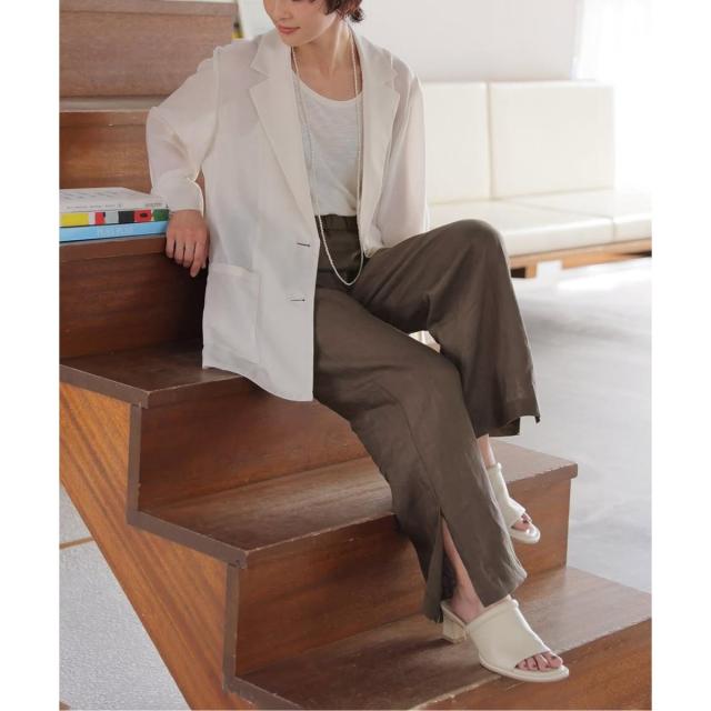 ジャーナルスタンダード レリューム（JOURNAL STANDARD relume）/《追加2》麻スリットイージーパンツ